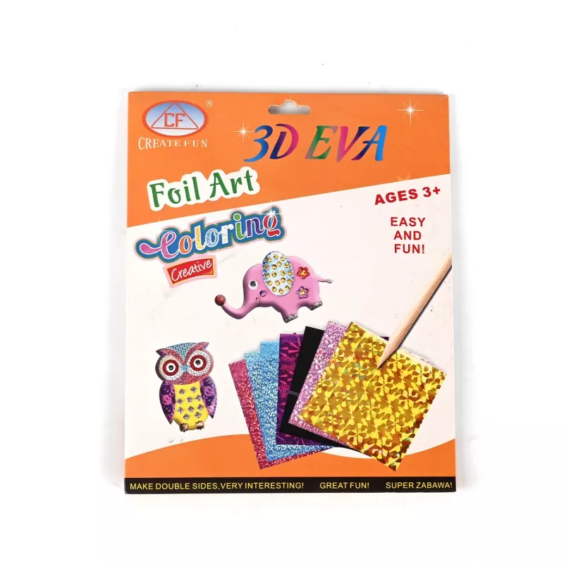 3D ইভা ফয়েল আর্ট টয়