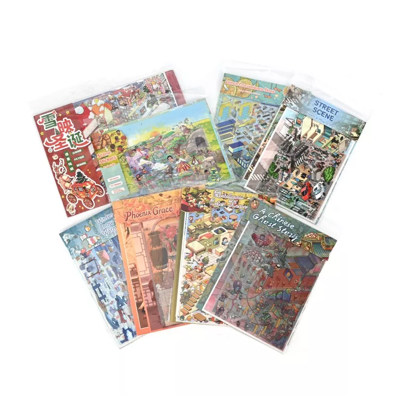 Colorful Scene Sticker